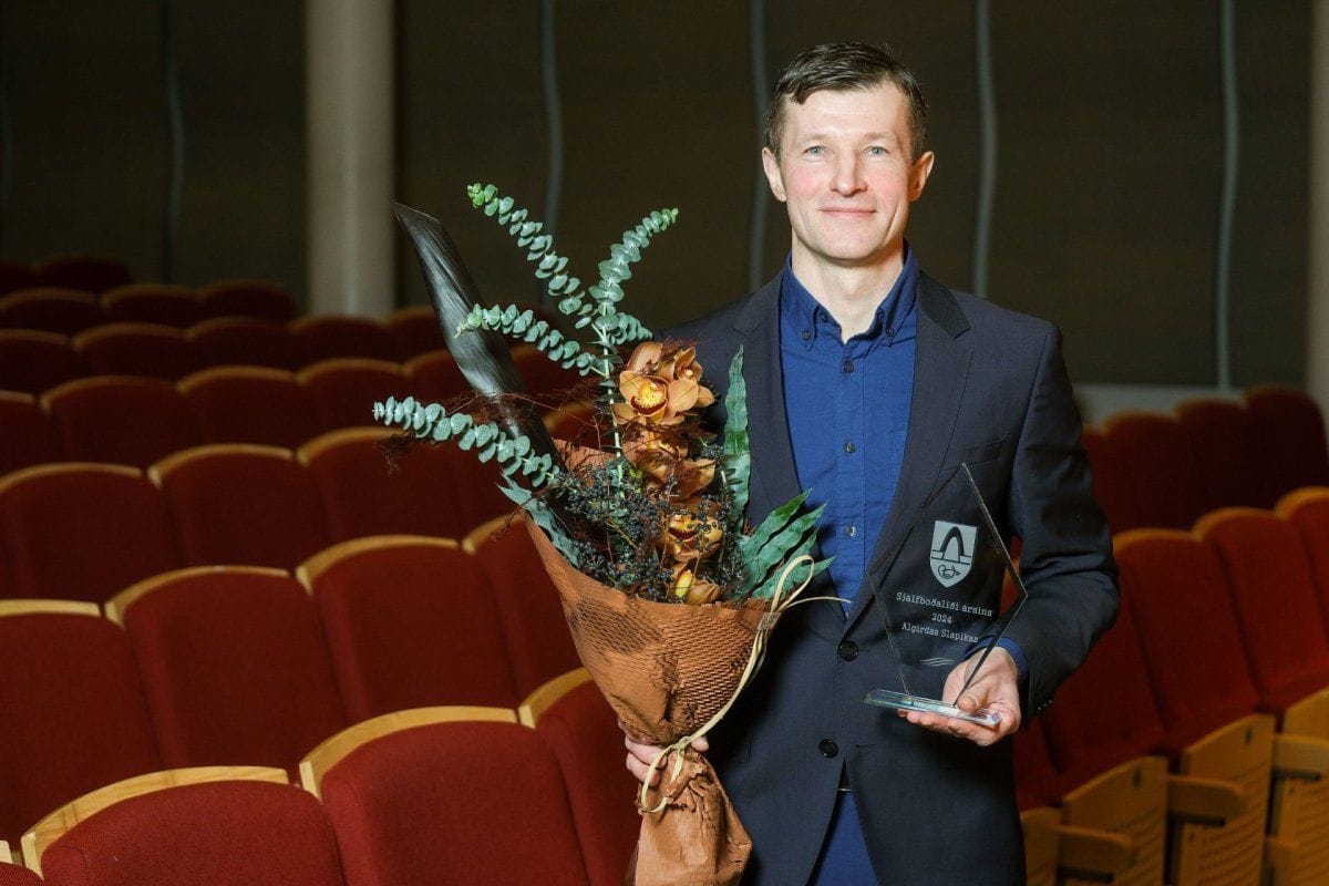 Algirdas Slapikas sjálfboðaliði ársins 2024.