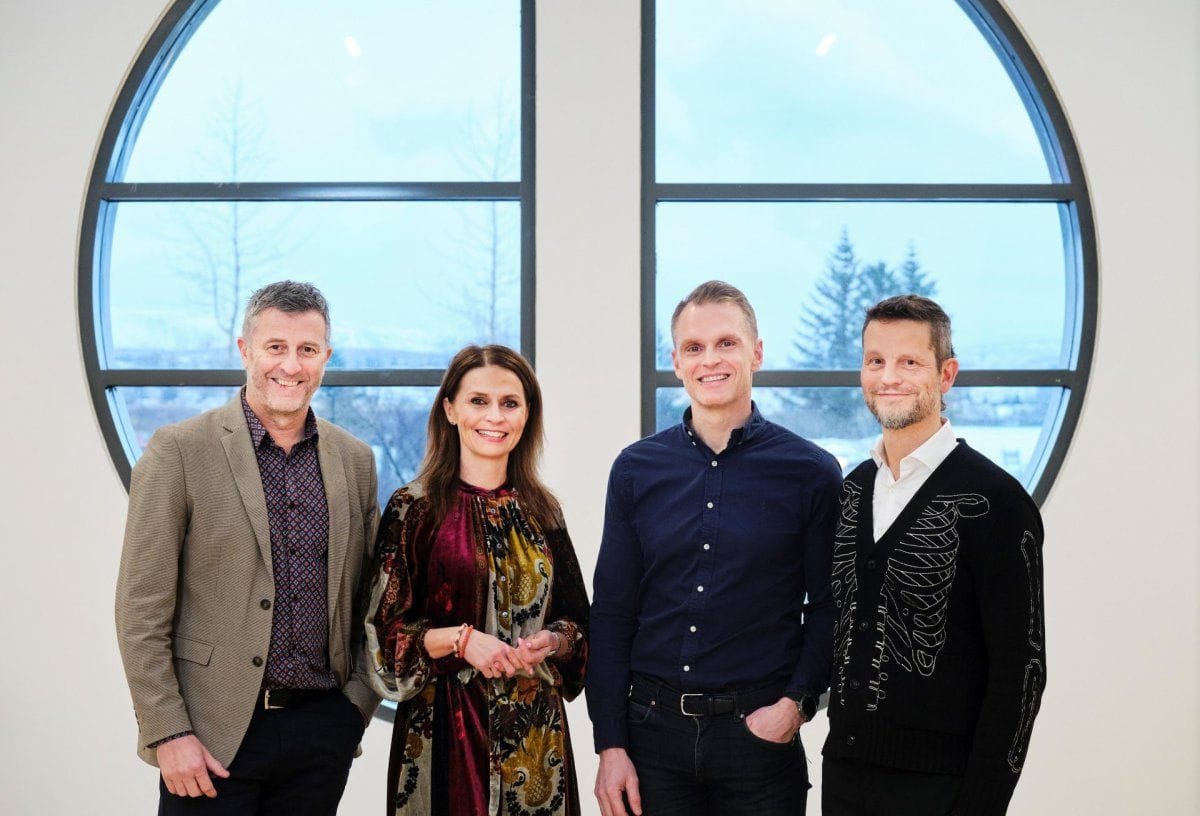 Ásdís Kristjánsdóttir bæjarstjóri Kópavogs, Orri Hlöðversson formaður bæjarráðs, Sigurður Stefánsso…