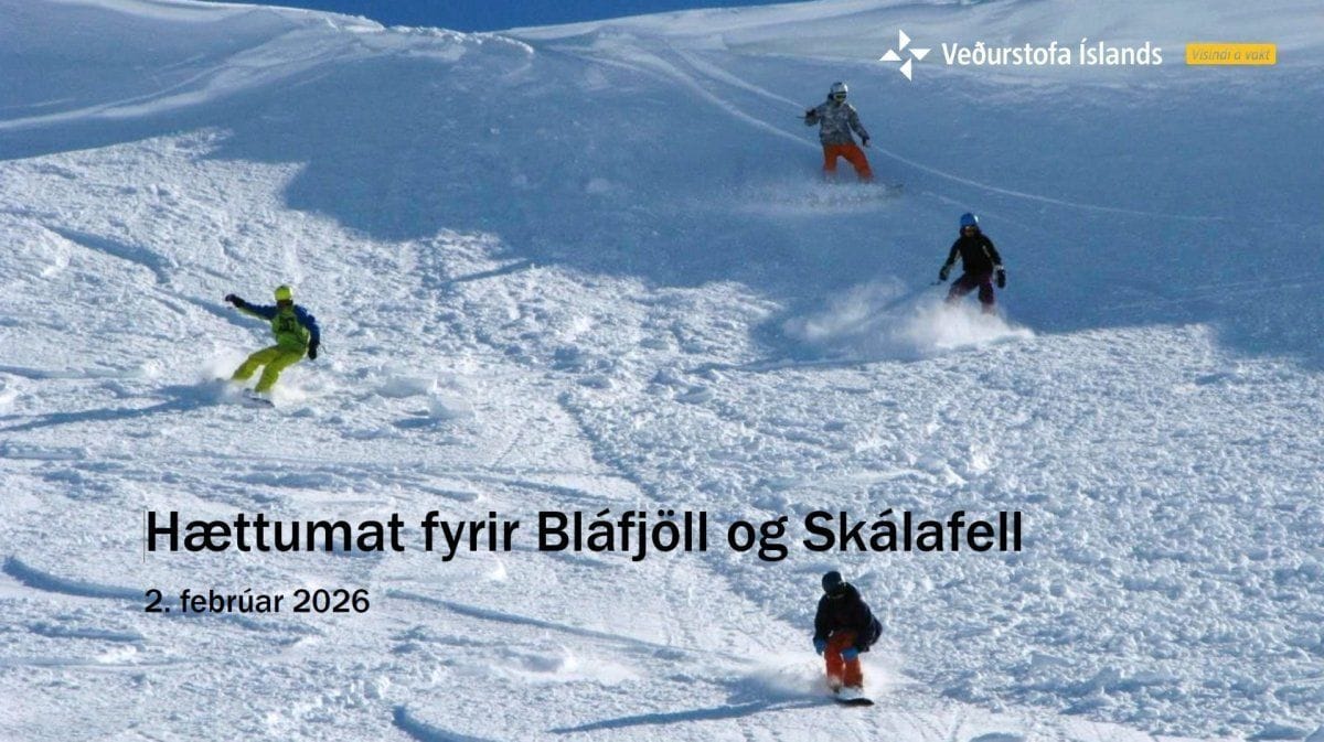 Bláfjöll eru í landi Kópavogs.