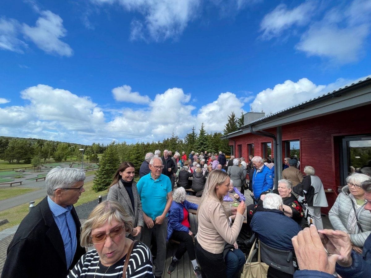 Frá ferð eldri borgara í Guðmundalund sumarið 2022