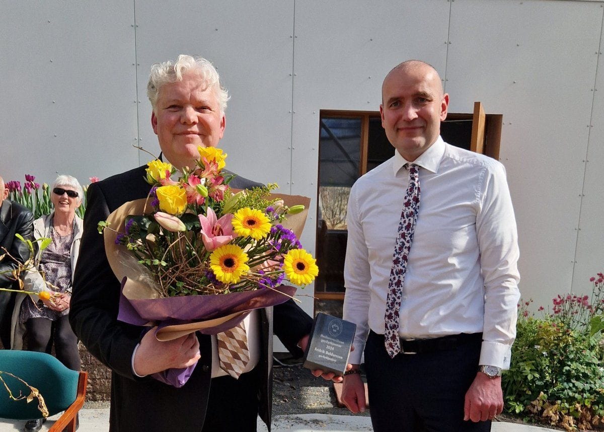 Friðrik Baldursson og Guðni Th. Jóhannesson.