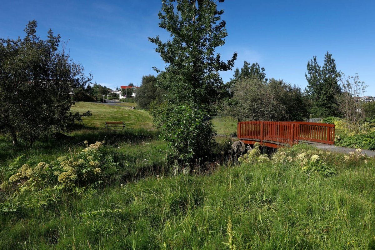 Kópavogsdalur er vinsæll meðal íbúa bæjarins.