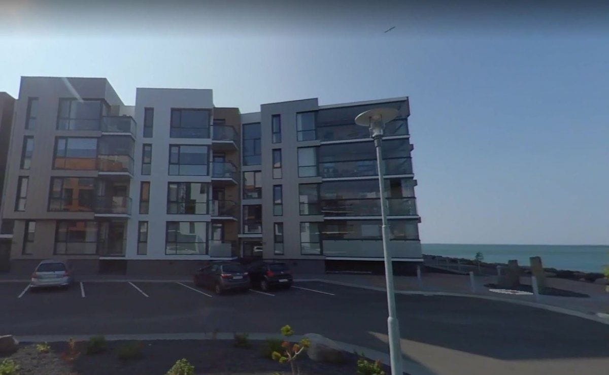 Naustavörin í Kópavogi eins og hún birtist á Google map.