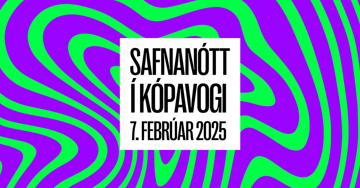 Safnanótt 2025 fer fram 7.febrúar.