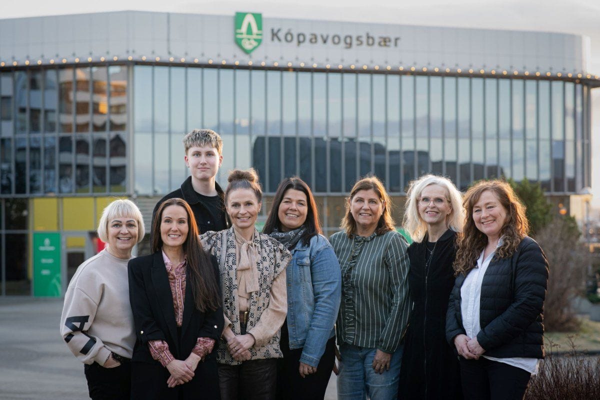 Samráðshópur frá vinstri: Kristgerður Garðarsdóttir, Amanda K.Ólafsdóttir, Óðinn Helgi Pálsson, Ásd…