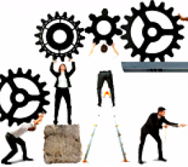 Hjálpumst að eins og tannhjól