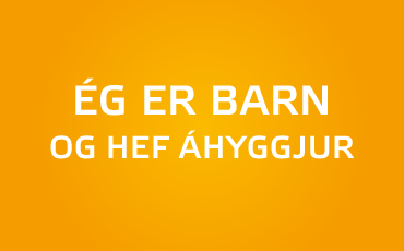 Hnappur fyrir tilynningu til barnaverndar