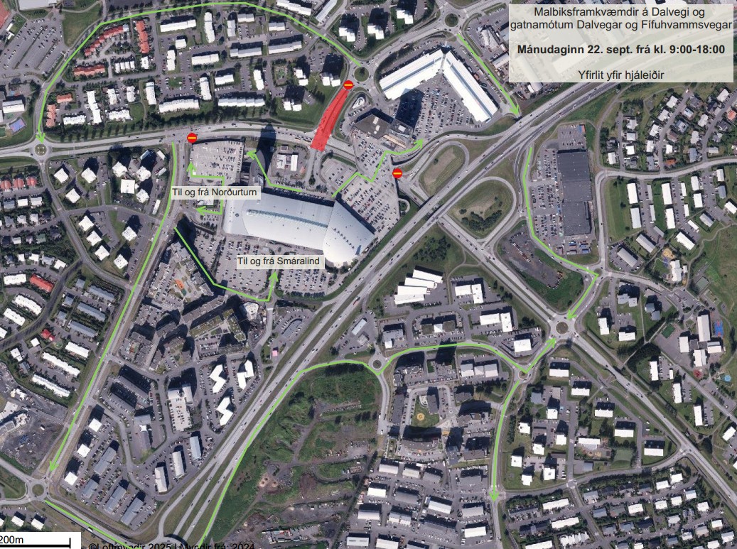 Lokanir og hjáleiðir Lokanir og hjáleiðir