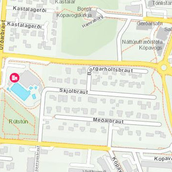 Sundlaug Kópavogs kort