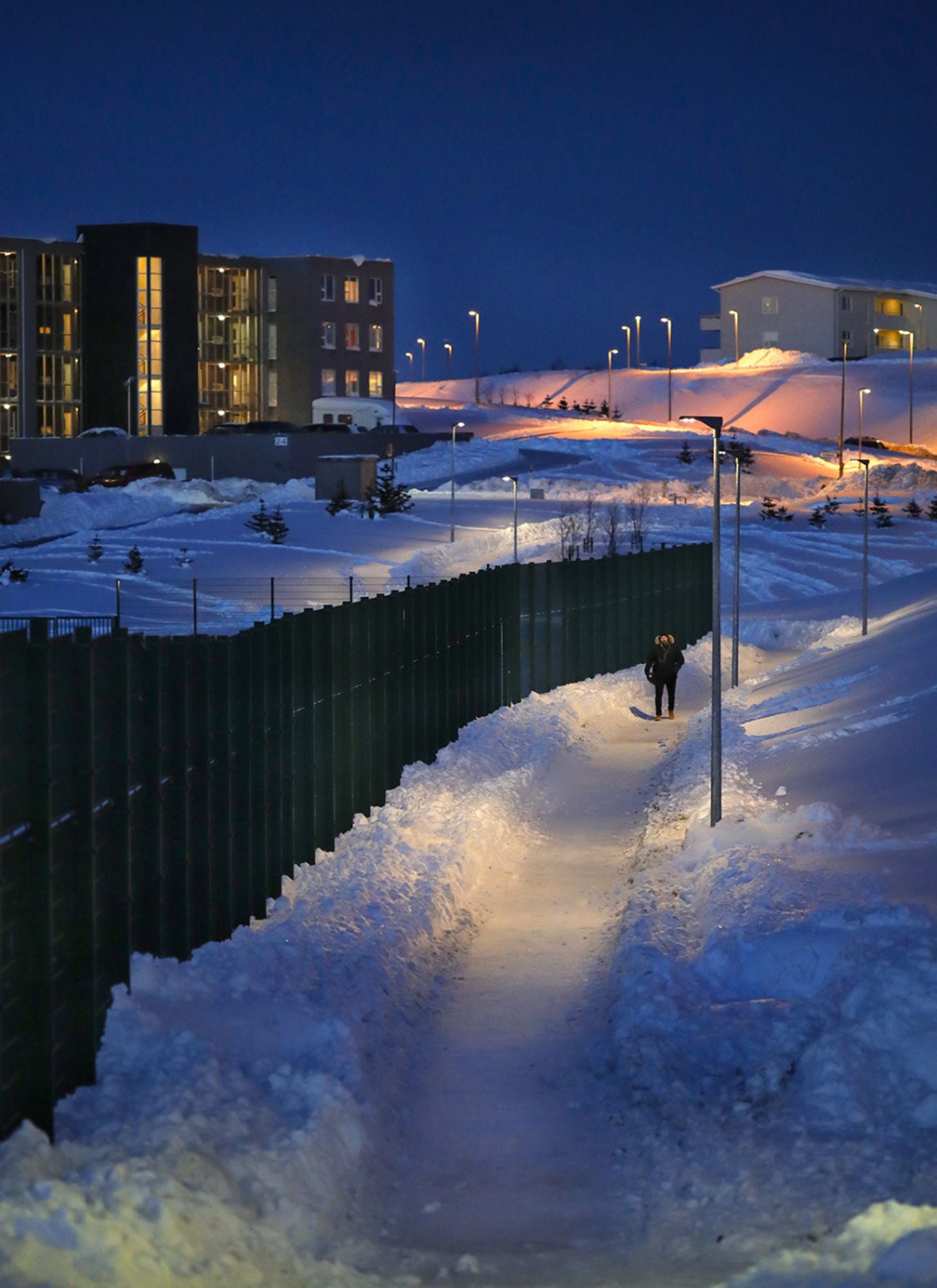 Aukin lýsing við göngustíg í Kórahverfi var valin af íbúum í kosningu í verkefninu Okkar Kópavogur.