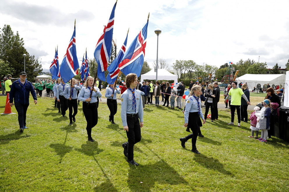 17. júní í Kópavogi.