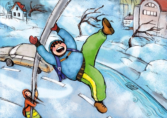 Gul viðvörun 23. janúar.