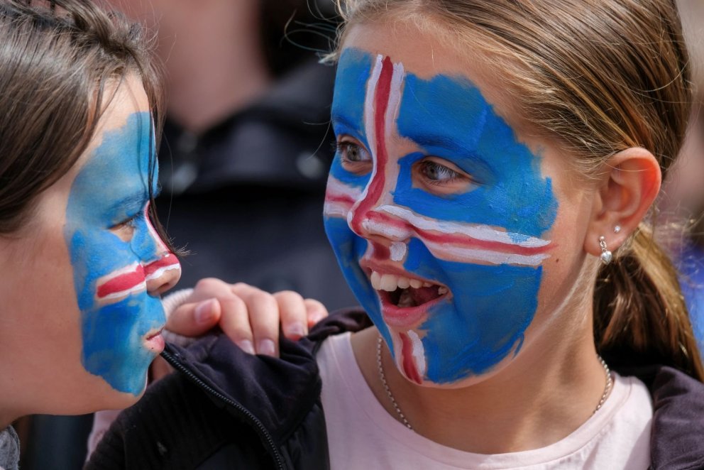 Frá hátíðarhöldum 17.júní í Kópavogi.