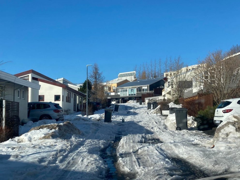 Sorphirða að vetralagi í Kópaovgi