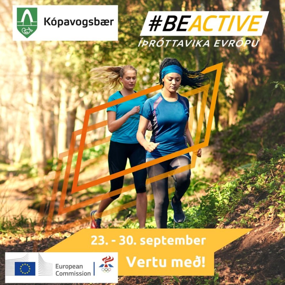 Slagorð Íþróttaviku Evrópu er Beactive.