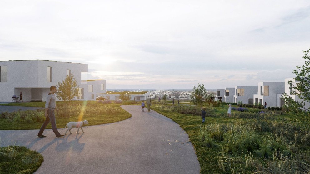 Í Vatnsendahvarfi verða 500 íbúðir í lágreistri byggð.