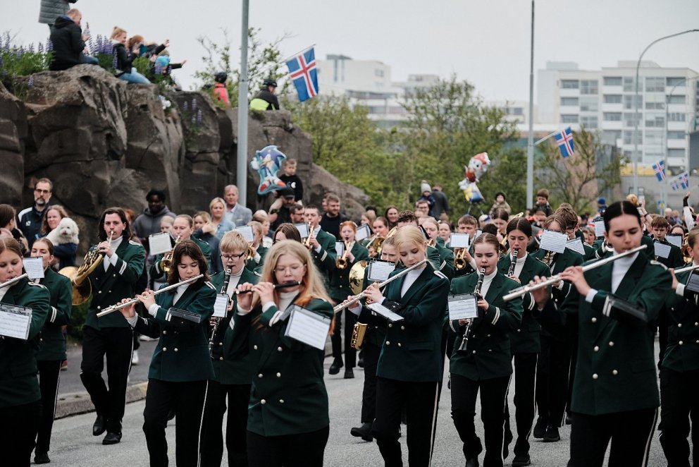 Frá hátíðarhöldum 17.júní.
