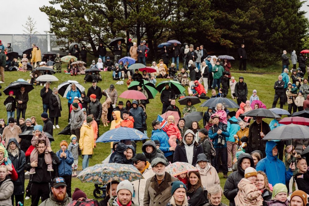 Gestir á Rútstúni.