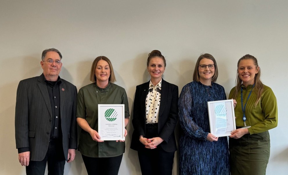 Hörður Svavarsson, Heiðdís Hauksdóttir, Ásdís Kristjánsdóttir, Agnes Gústafsdóttir og Ester Alda Hr…