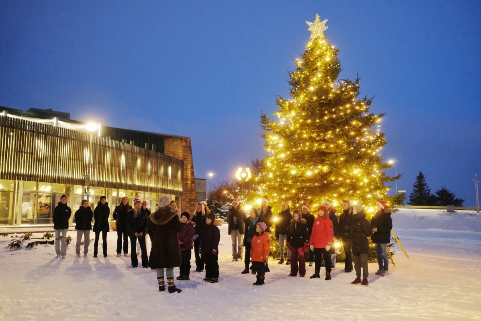 Aðventuhátíð Kópavogs 2020 var ekki með hefðbundnu sniði í ljósi aðstæðna.