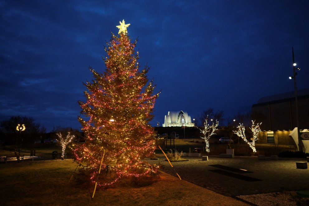 Jólatré Kópavogsbæjar 2021.