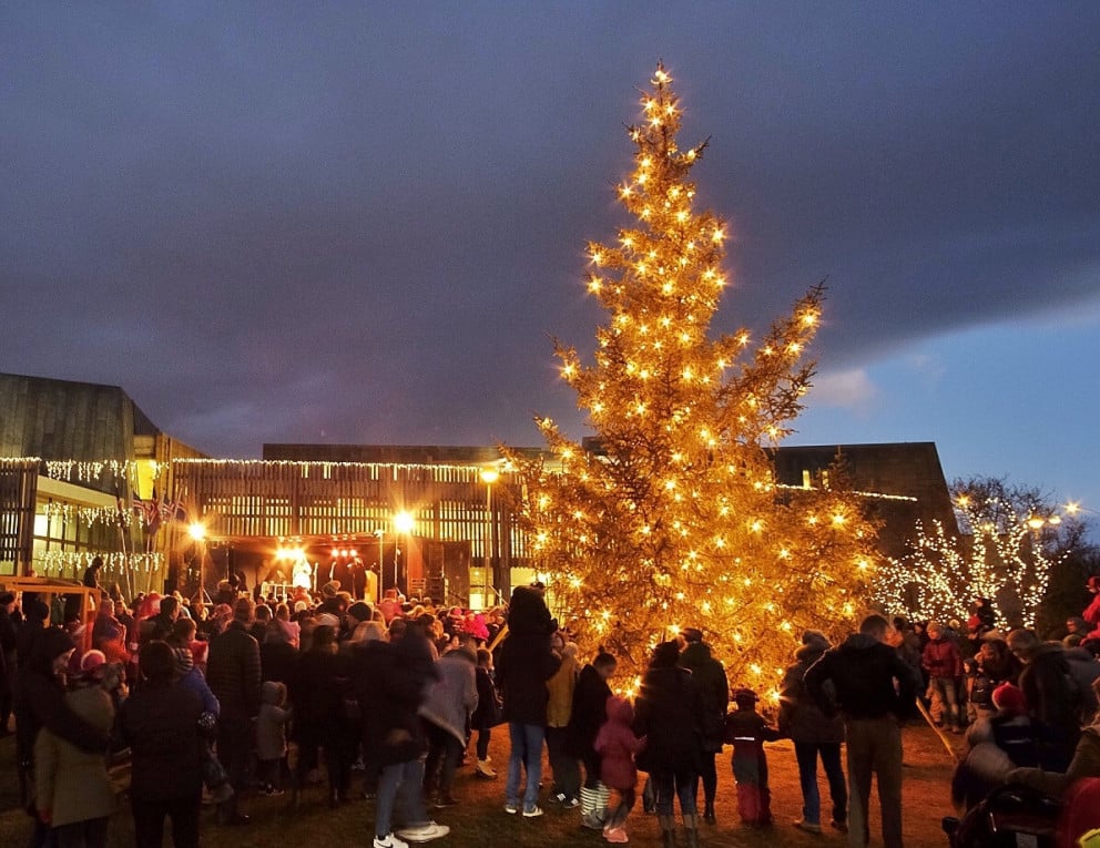 Frá Aðventuhátíð Kópavogs 2016.