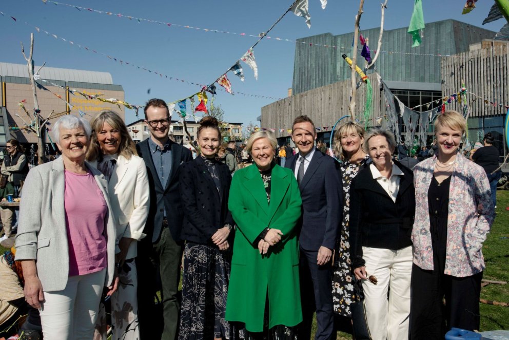 Halla Tómasdóttir forseti Íslands sótti Kópavog heim á afmæli bæjarins.