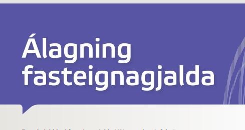 Álagning fasteignagjalda 2021