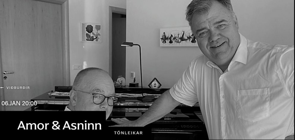 Amor og asninn, tónleikar með lögum Sigfúsar Halldórssonar.