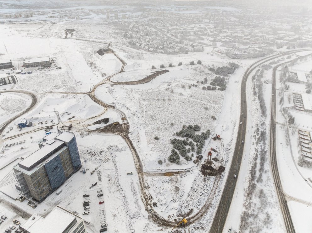 Myndin er tekin seinni hluta desember. Mynd/Vegagerðin, Vilhelm Gunnarsson.