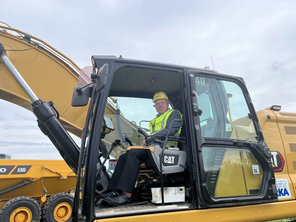 Framkvæmdir við þriðja áfanga Arnarnesvegar eru hafnar.