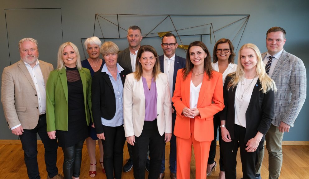 Á myndinni eru frá vinstri: Kolbeinn Reginsson, Sigrún Hulda Jónsdóttir, Helga Jónsdóttir, Bergljót…