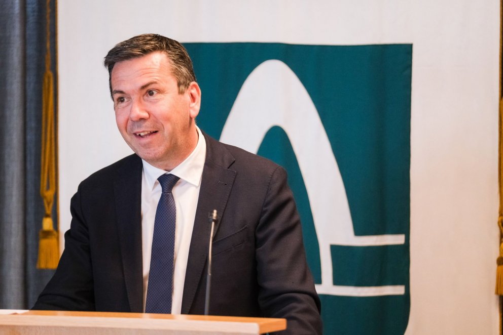 Ármann Kr. Ólafsson hélt sína síðustu ræðu í bæjarstjórn Kópavogs þriðjudaginn 24.maí.