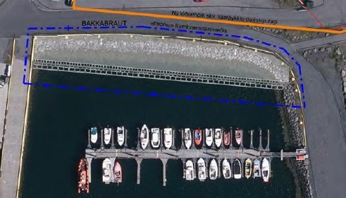 Myndin sýnir framkvæmdasvæði.