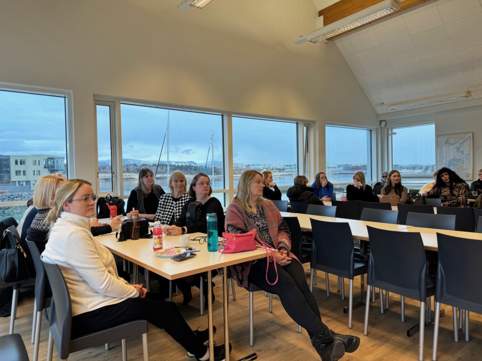 Boðið var upp á ýmis konar fræðslu á starfsdegi dagforeldra.