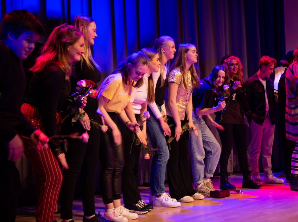 Frá söngkeppni félagsmiðstöðva í Kópavogi.