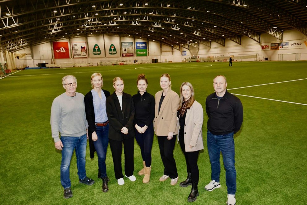 Frá vinstri: Kristján Jónatansson rekstrarstjóri Breiðabliks, Þórey Edda Elísdóttir, Verkís, Tanja …