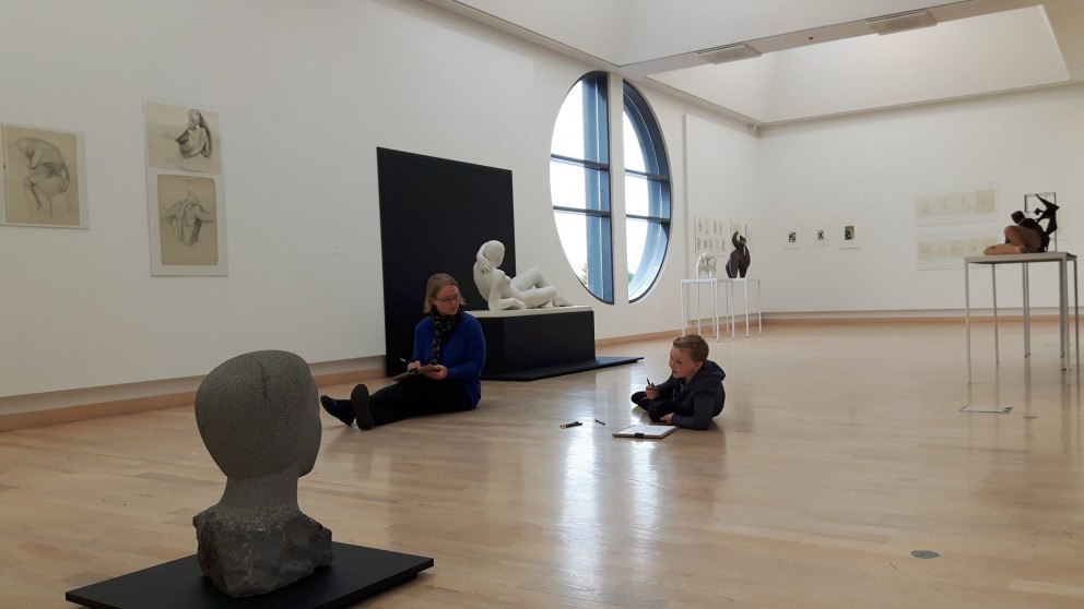 Fjölskyldustund í Gerðarsafni.