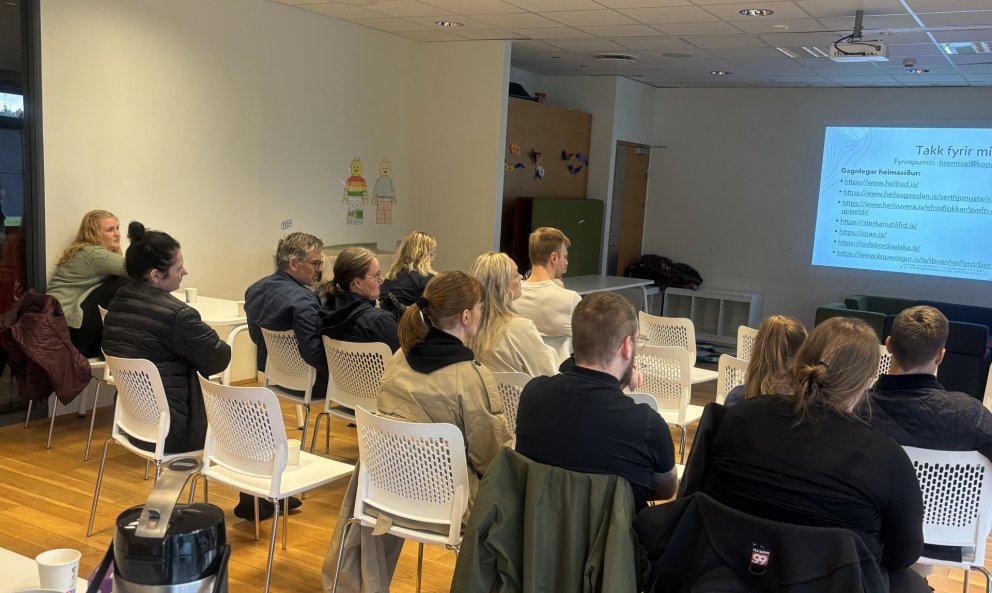Frá fræðslufundi.