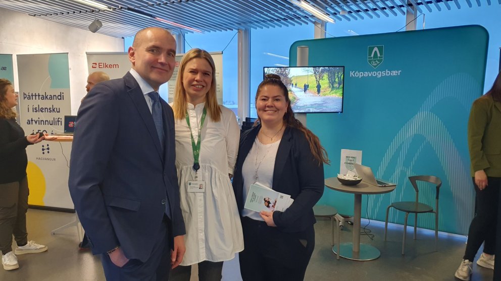 Forseti Íslands, Guðni Th. Jóhannesson leit við hjá Kópavogsbæ á Framadögum.