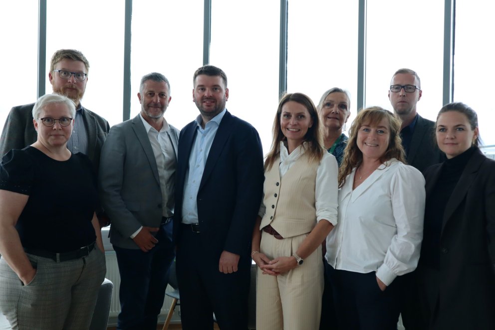 Frá vinstri: Björk Óttarsdóttir, Óskar Haukur Níelsson, Orri Hlöðversson, Ásmundur Einar Daðason, Á…