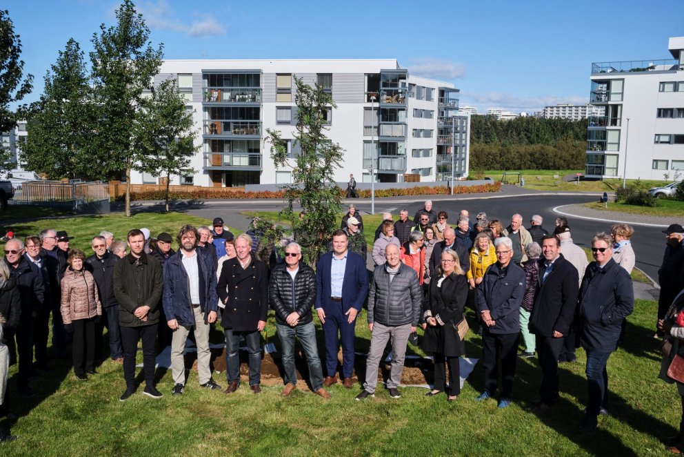 Á myndinni eru frá vinstri: Ellert Hreinsson, Gunnar Páll Kristinsson, Guðmundur Gunnlaugs frá Arch…