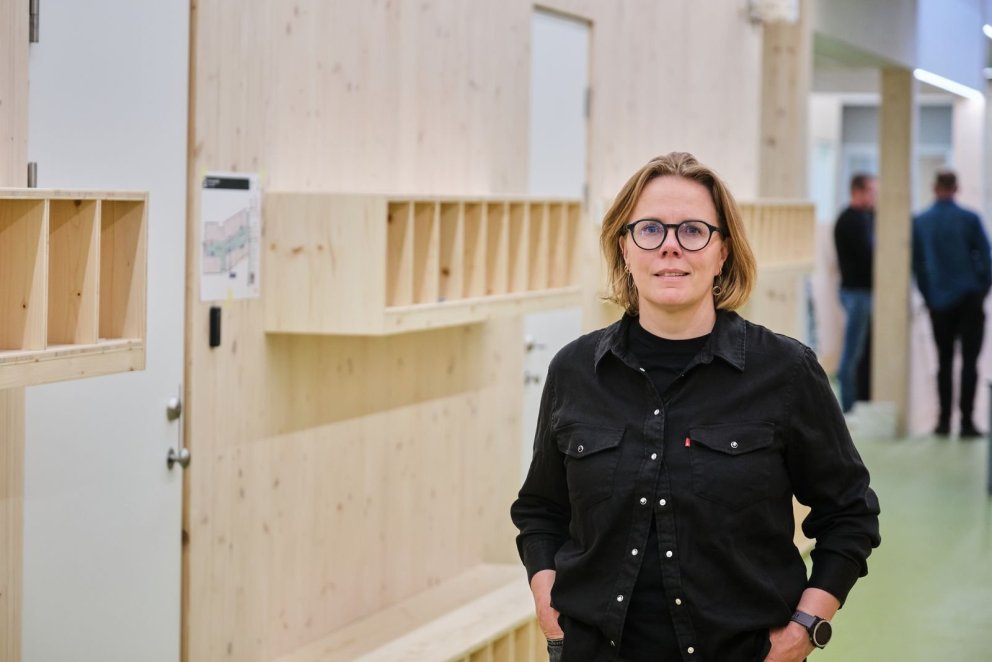 Gerður Magnúsdóttir skólastjóri Barnaskóla Kársness.