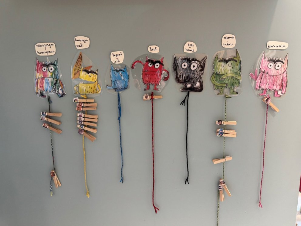 Frá leikskólanum Álfaheiði.