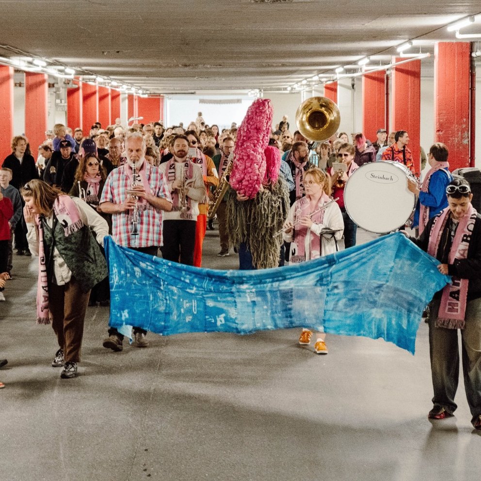 Frá opnunarhátíð Hamraborg-Festival.