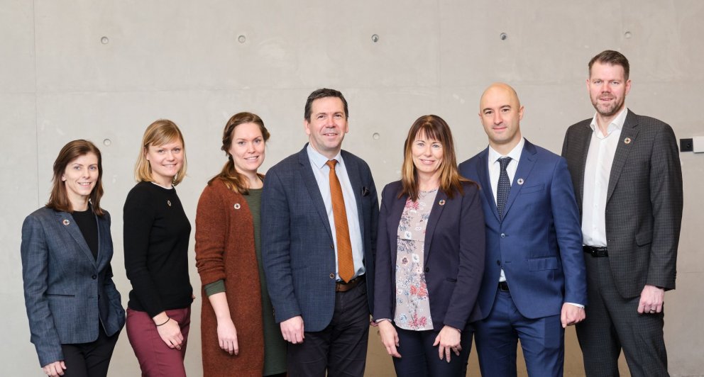 Mynd frá vinstri: Auður Finnbogadóttir verkefnastjóri stefnumótunar, Stina Heikkila frá OECD, Gunn …