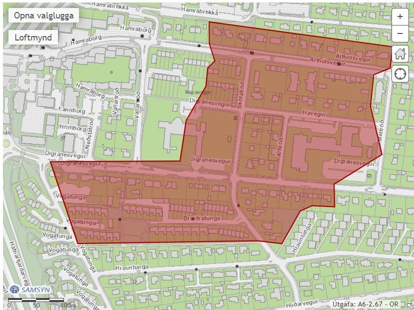 Heita­vatns­laust við Álfhólsveg og nágrenni