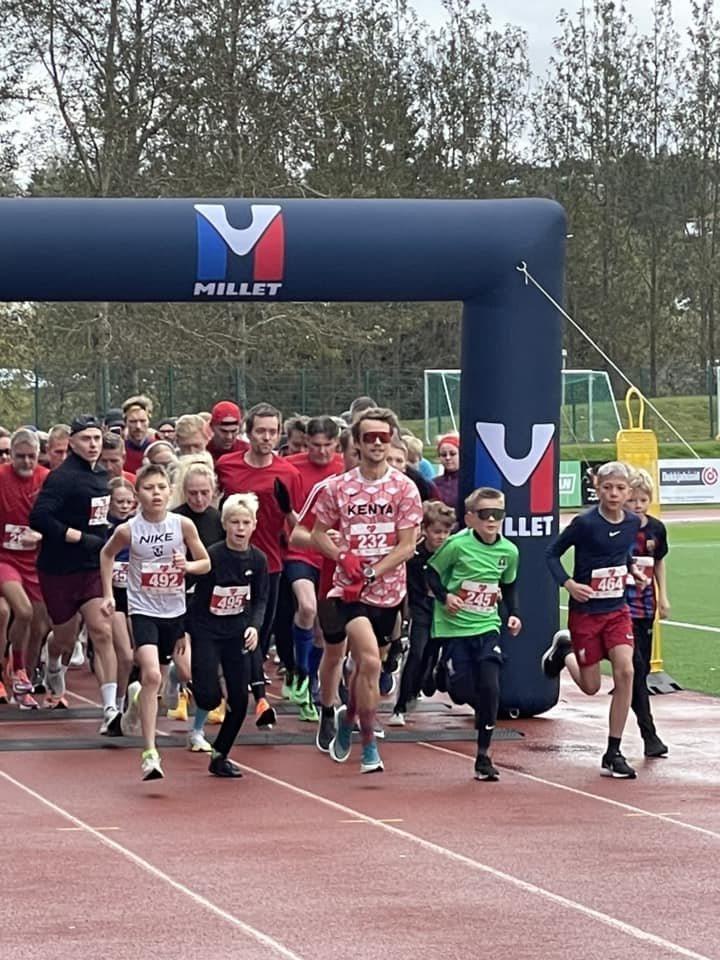 Arnar Pétursson í Hjartadagshlaupi.