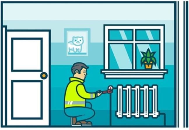 Hollráð um heitt vatn í kuldatíð.