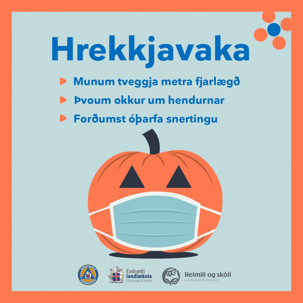 Lagt er til að hrekkjavaka verði með öðrum hætti en vanalega, vegna Covid-19.